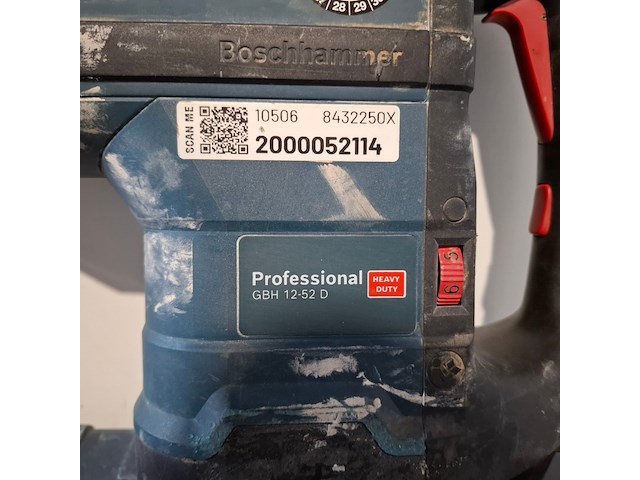 Boorhamer 52mm 230v sds-max ~, bosch, gbh 12-52 d, 2025 - afbeelding 3 van  7