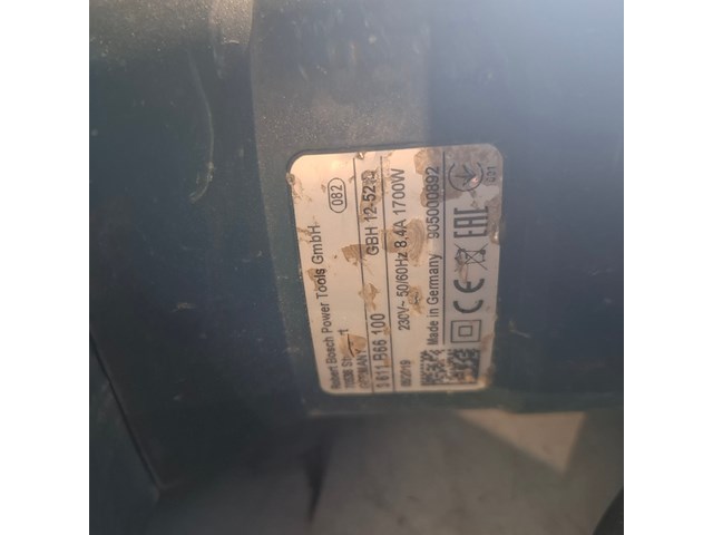 Boorhamer 52mm 230v sds-max ~ bosch, gbh 12-52 d, bouwjaar 2019 - afbeelding 3 van  4