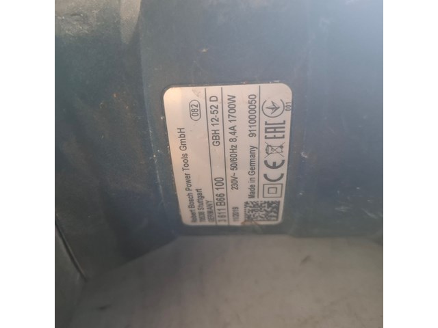 Boorhamer 52mm 230v sds-max ~ bosch, gbh 12-52 d, bouwjaar 2020 - afbeelding 4 van  5