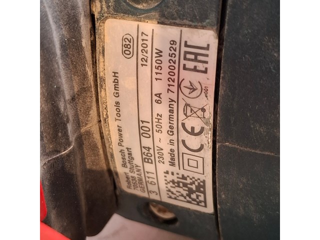 Boorhamer 6kg 230v sds-max ~ bosch, gbh 5-40 dce, bouwjaar 2018 - afbeelding 8 van  9