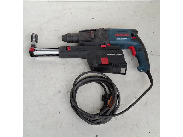 Boorhamer 710w 230v sds-plus met stofafzuiging, bosch, gbh 2-23 rea, 2015 - afbeelding 1 van  12