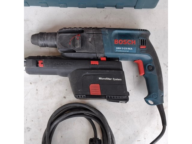 Boorhamer 710w 230v sds-plus met stofafzuiging, bosch, gbh 2-23 rea, 2015 - afbeelding 6 van  12