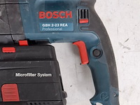 Boorhamer 710w 230v sds-plus met stofafzuiging, bosch, gbh 2-23 rea, 2015 - afbeelding 9 van  12