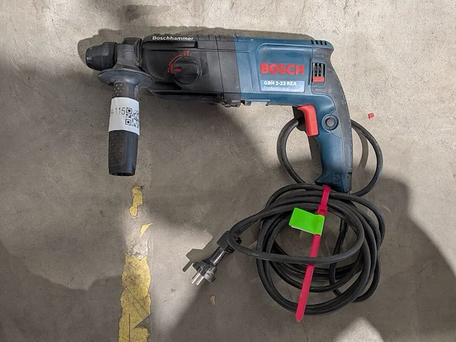 Boorhamer 710w 230v sds-plus met stofafzuiging, bosch, gbh 2-23 rea, 2017 - afbeelding 2 van  5