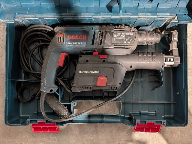 Boorhamer 710w 230v sds-plus met stofafzuiging, bosch, gbh 2-23 rea, 2020 - afbeelding 6 van  7