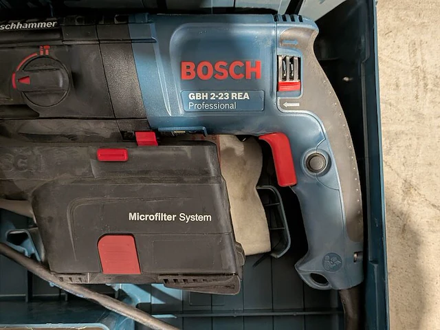 Boorhamer 710w 230v sds-plus met stofafzuiging, bosch, gbh 2-23 rea, 2020 - afbeelding 5 van  7