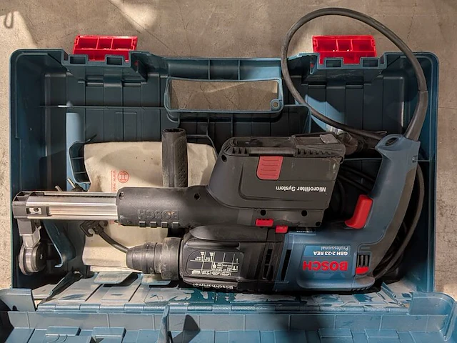 Boorhamer 710w 230v sds-plus met stofafzuiging, bosch, gbh 2-23 rea, 2020 - afbeelding 6 van  7