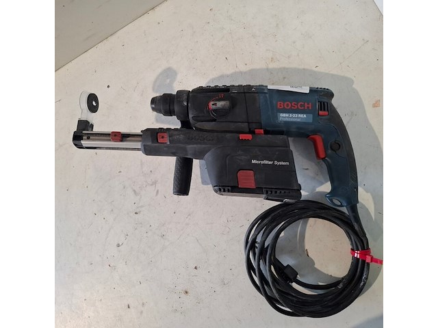 Boorhamer 710w 230v sds-plus met stofafzuiging bosch, gbh 2-23 rea, bouwjaar 2017 - afbeelding 1 van  4