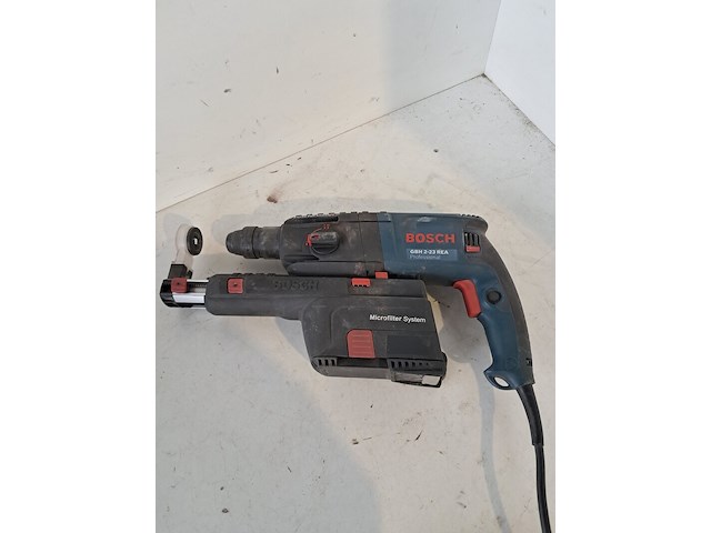 Boorhamer 710w 230v sds-plus met stofafzuiging bosch, gbh 2-23 rea, bouwjaar 2018 - afbeelding 7 van  14