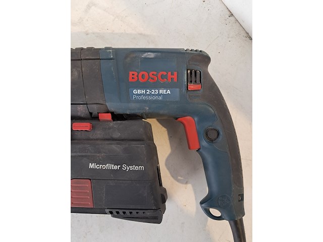 Boorhamer 710w 230v sds-plus met stofafzuiging bosch, gbh 2-23 rea, bouwjaar 2018 - afbeelding 12 van  14