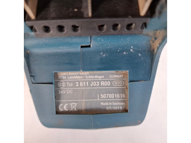 Boorhamer accu 36v sds-plus, bosch, gbh 36v, 2015 - afbeelding 7 van  9