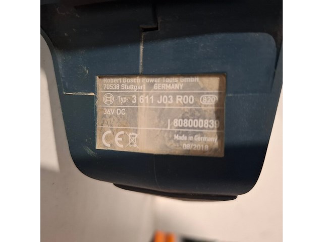 Boorhamer accu 36v sds-plus bosch, gbh 36v, bouwjaar 2018 - afbeelding 4 van  4