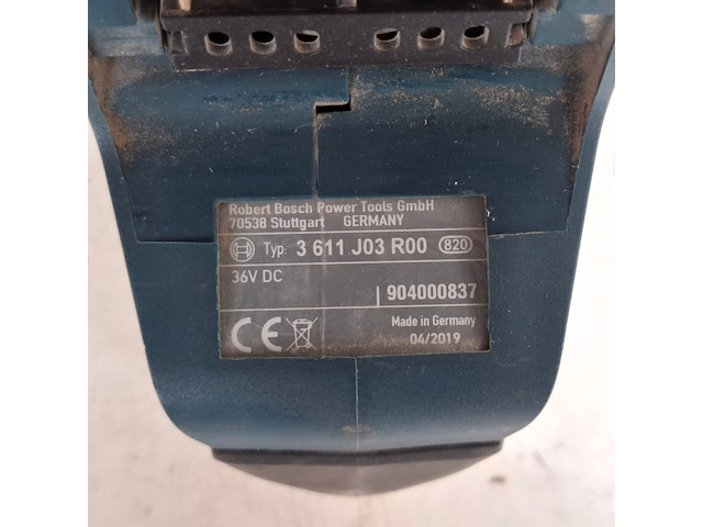 Boorhamer accu 36v sds-plus bosch, gbh 36v, bouwjaar 2019 - afbeelding 10 van  12