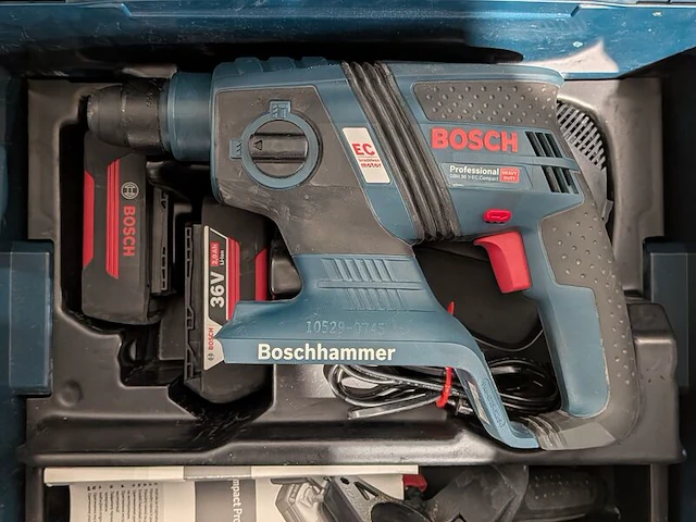 Boorhamer accu 36v sds-plus bosch, gbh 36v, bouwjaar 2019 - afbeelding 3 van  7