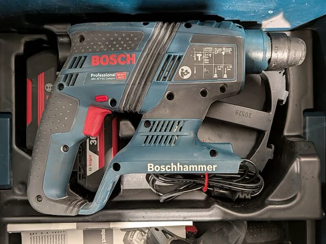 Boorhamer accu 36v sds-plus bosch, gbh 36v, bouwjaar 2019 - afbeelding 4 van  7