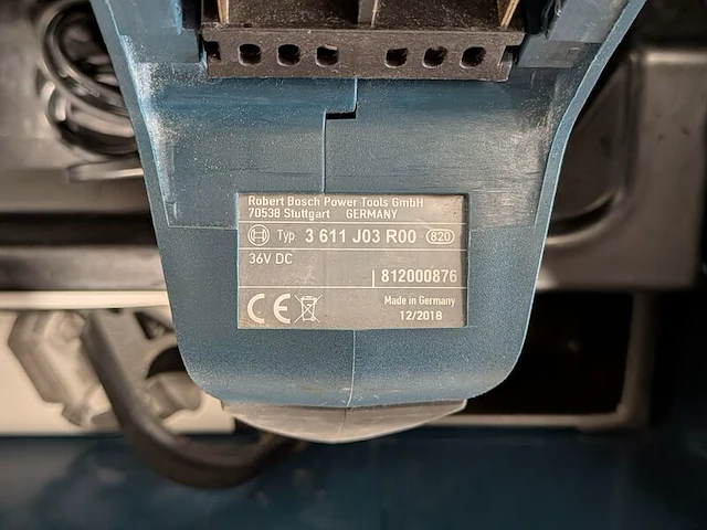 Boorhamer accu 36v sds-plus bosch, gbh 36v, bouwjaar 2019 - afbeelding 5 van  7