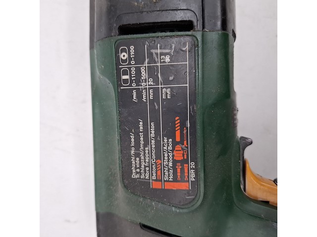 Boorhamer, bosch, pbh 20re, 1991 - afbeelding 6 van  15