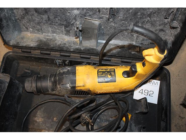 Boorhamer dewalt in kunststof koffer. - afbeelding 2 van  2