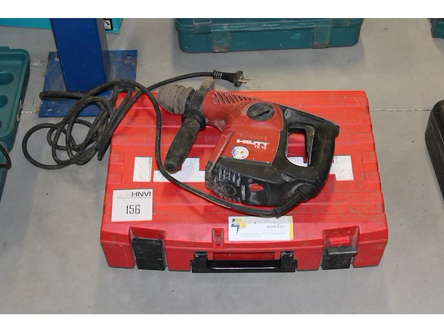 Boorhamer hilti te16 met kunststoffen koffer - afbeelding 1 van  2