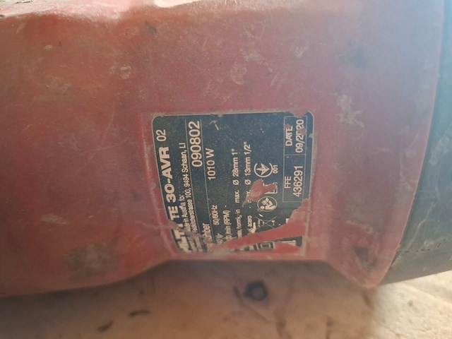 Boorhamer hilti, te30-avr - afbeelding 4 van  5