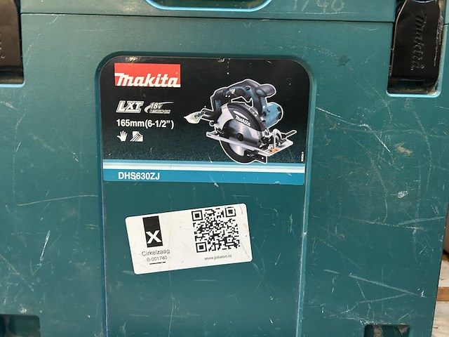 Boormachine, 1x circkelzaag, makita - afbeelding 3 van  4