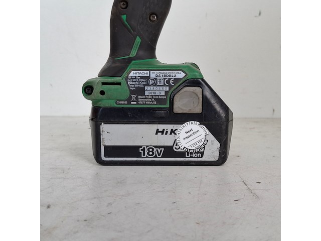Boormachine accu 18v, hitachi, ds18dbl2, 2018 - afbeelding 13 van  14