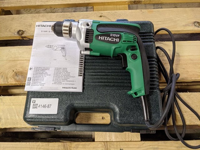 Boormachine hitachi, d10vf - afbeelding 1 van  5
