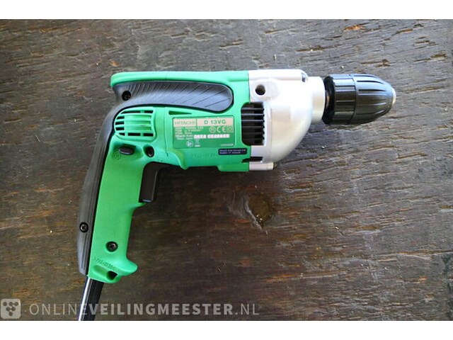 Boormachine hitachi, d13vg - afbeelding 3 van  6