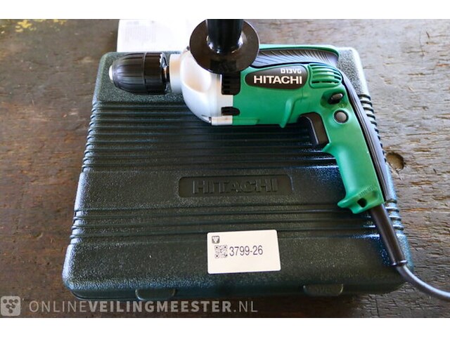 Boormachine hitachi, d13vg - afbeelding 1 van  10