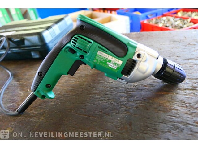 Boormachine hitachi, d13vg - afbeelding 4 van  10