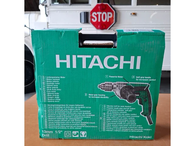 Boormachine hitachi, d13vg - afbeelding 2 van  3