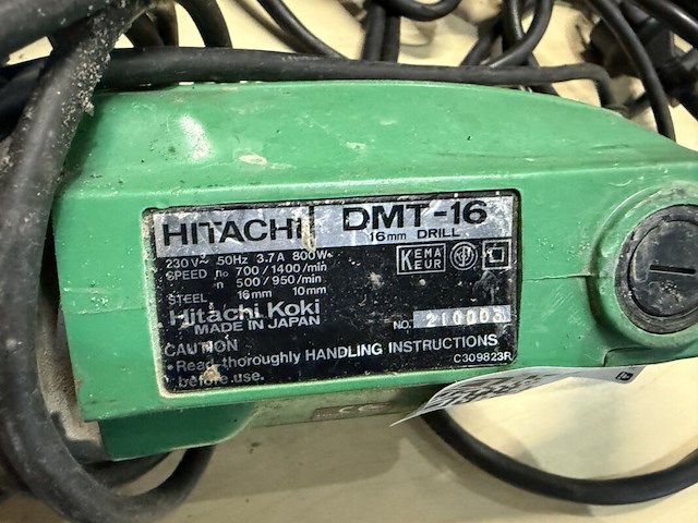 Boormachine, hitachi, dmt 16 - afbeelding 2 van  2
