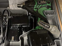 Boormachine in koffer met 2x accu en 1x lader hitachi - afbeelding 3 van  5