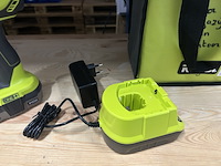 Boormachine in tas met accu en lader ryobi - afbeelding 3 van  4