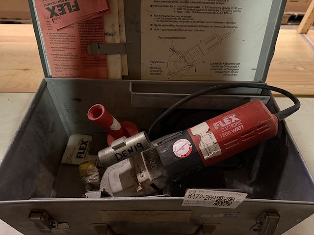 Boormachine voor blinde gaten, 1x muursleuvenzaag flex - afbeelding 5 van  6