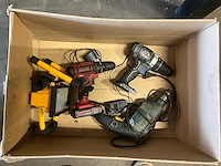 Boormachines en bouw lamp (4x) - afbeelding 1 van  5