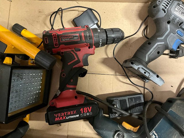 Boormachines en bouw lamp (4x) - afbeelding 4 van  5
