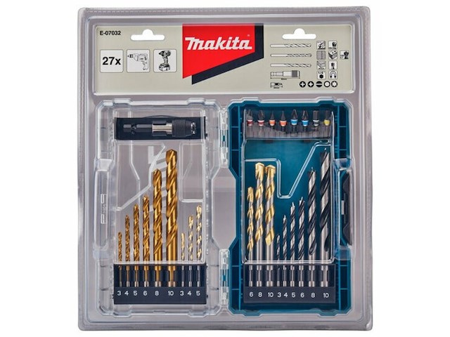 Boor/schroef/bit set makita, e-07032 - afbeelding 2 van  2