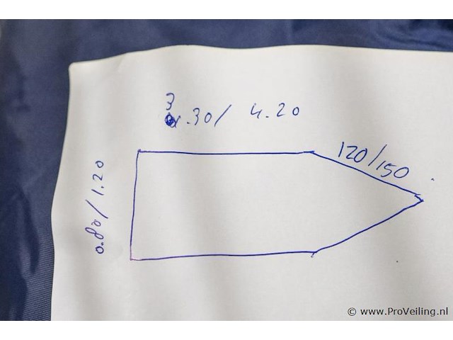 Boot cover - kleur blauw - afbeelding 2 van  2