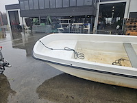 Boot met 9pk buitenboordmotor, terhi, 400, wit - afbeelding 3 van  9