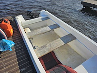 Boot met 9pk buitenboordmotor, terhi, 400, wit - afbeelding 9 van  9