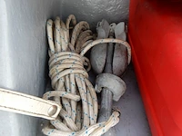 Boot met motor, trailer en diverse benodigdheden, blauw - afbeelding 2 van  15
