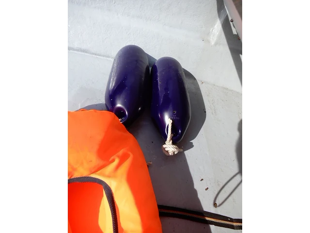 Boot met motor, trailer en diverse benodigdheden, blauw - afbeelding 6 van  15
