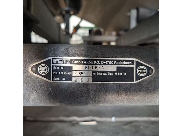 Boottrailer, pega / peitz, elg 6.5n - afbeelding 21 van  28