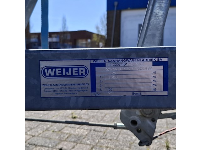 Boottrailer, weijer / freewheel, w1 - afbeelding 20 van  27