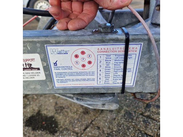 Boottrailer/kanteltrailer, freewheel, 2014 kgt, 2008 - afbeelding 15 van  31