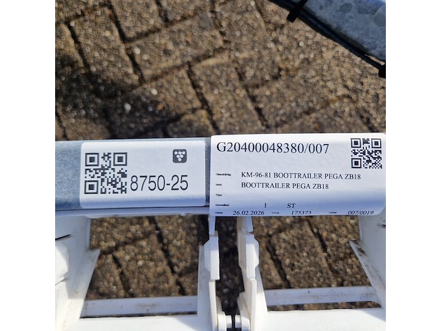 Boottrailer/kanteltrailer, freewheel - afbeelding 39 van  49