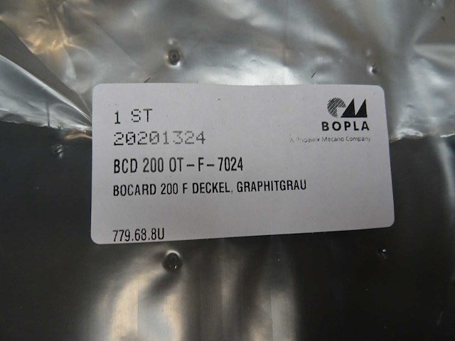 Bopla - bocard bcd 200 ot-f-7024 - modulair behuizingsysteem (9x) - afbeelding 2 van  2