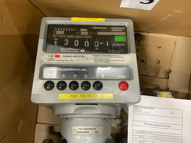Bopp & reuter pd-meter ok50m5uvm4/a4 ovale tandwieldebietmeter - afbeelding 2 van  2