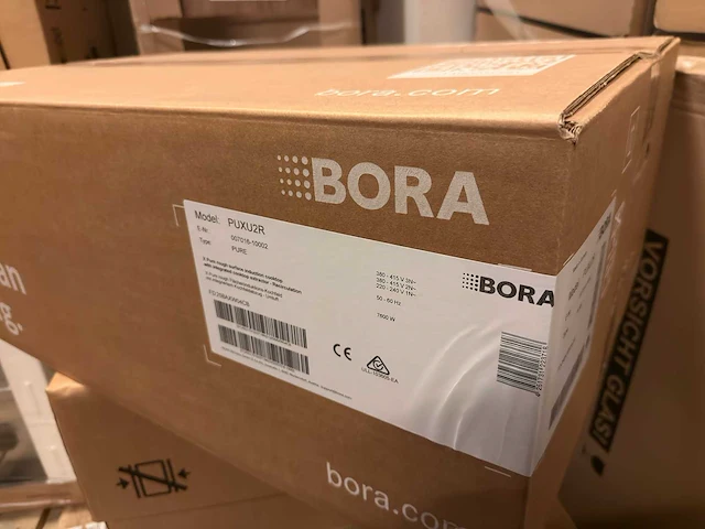 Bora puxu2r rough mat zwart inductie werkblad afzuiging - afbeelding 2 van  6